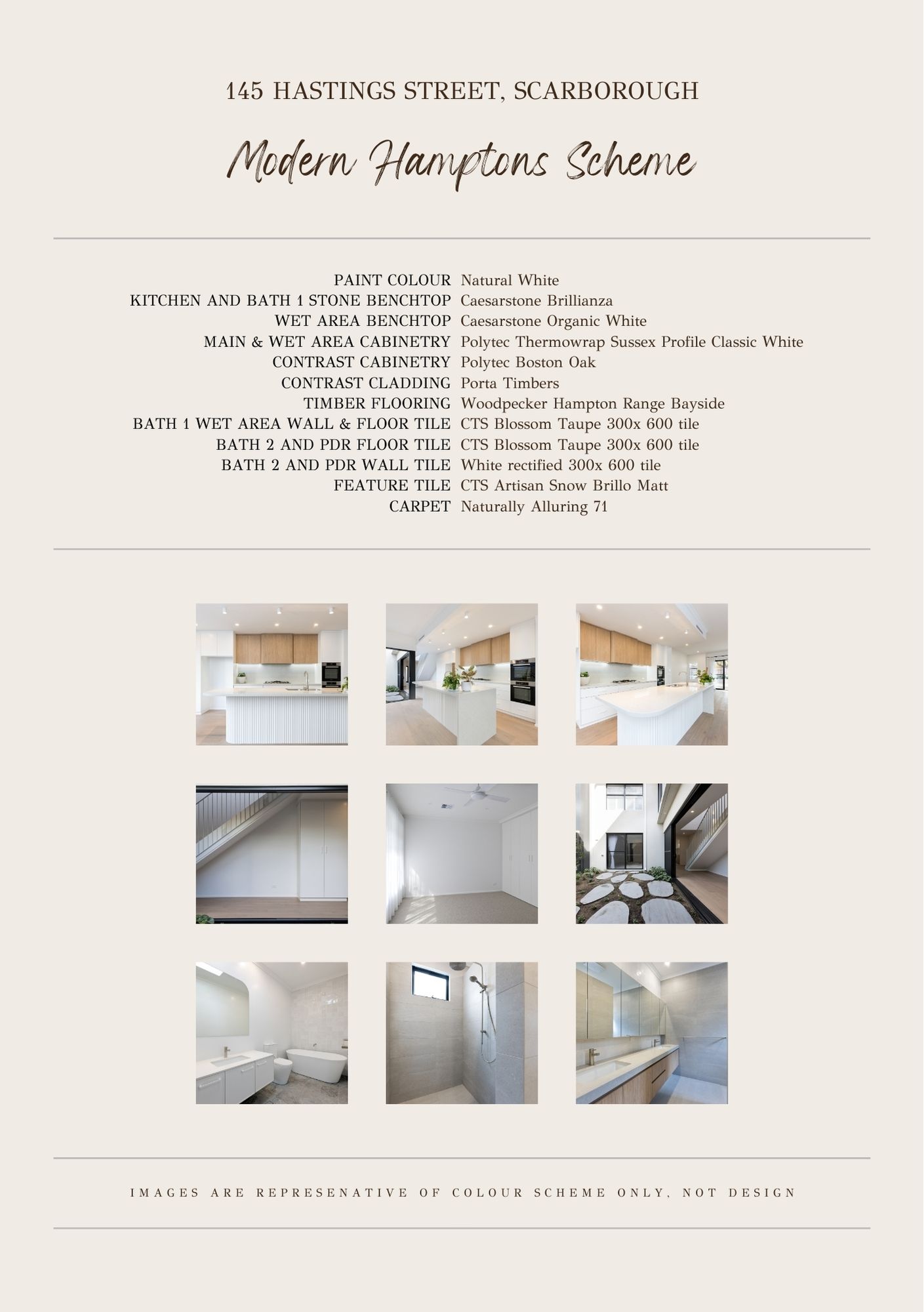 Modern Hamptons colour scheme